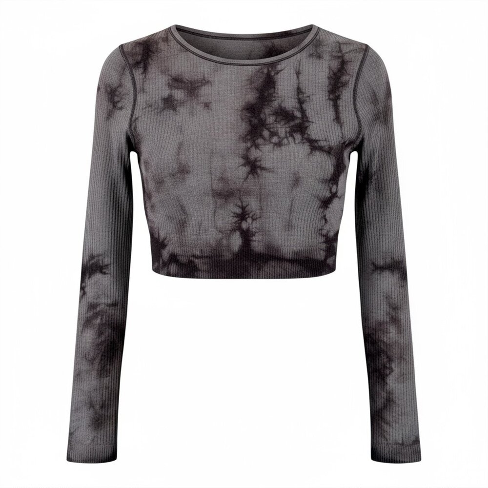 Lululemon | 12 | Ebb to Street | Long Sleeve Shirt | Marble Dye | Athleisure